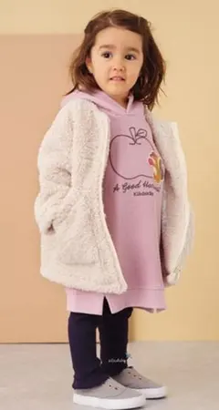 【90】新品　クレードスコープ　長袖　ワンピース