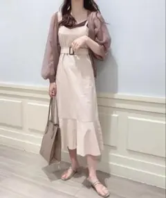 MAJESTIC LEGON レディステッチマーメイドワンピース M