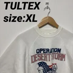 【US古着】80s〜90s タルテックス クルーネック スウェット アメリカ製