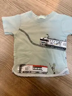 ビームスミニ電車イラスト Tシャツ 100cm