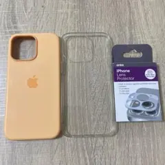 純正　iPhone 15 Pro Maxシリコーンケース　オレンジ