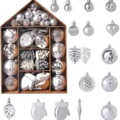 オーナメント パーティー シルバー 装飾 大容量 イベント クリスマス ハロウィ