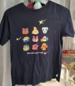UNIQLO あつまれどうぶつの森　Tシャツ 150cm　 黒