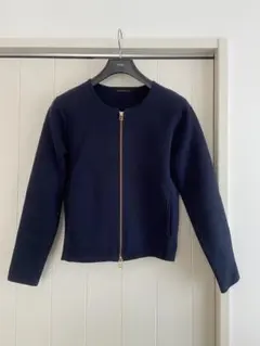 BARNYARDSTORM ノーカラージャケット ネイビー