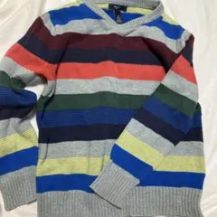 GapKids マルチボーダー セーター 120cm