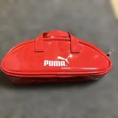 PUMA eyewear エナメル調 レッド メガネケースのサムネイル