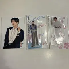 新品3点セット！SnowMan 目黒蓮 アクスタ、フォトセット