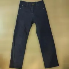 ネイビー ストレートパンツ