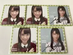 イコラブカフェ  佐々木舞香　直筆　コースター（小売可）