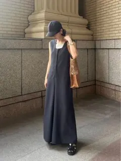 DRESSLAVE square neck boxy all in one
