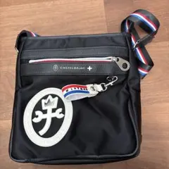 CASTELBAJAC ブラックショルダーバッグ