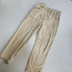 コットンパンツ　長ズボン　ベージュ