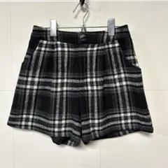one way チェック柄 ショートパンツ
