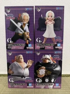 ONE PIECEワンピース一番くじ未来島エッグヘッドセラフィムフィギュア全4種