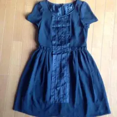 10-1-A)再お値下げ美品 ジルスチュアート 黒ワンピース