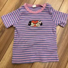 バースデイ ミッキー＆ミニー ボーダーTシャツ 3点セット