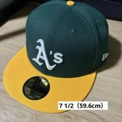 NEWERA 59FIFTY アスレチックス 59.6cm 7 1/2