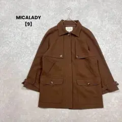 MICALADY/ウール混/ショートコート/T9(M)/ブラウン/綺麗めのサムネイル