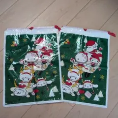 ★サンリオキャラクタークリスマス袋2枚セット