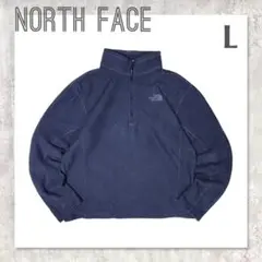 NORTH FACEノースフェイス刺繍ロゴハーフジップフリースプルオーバー