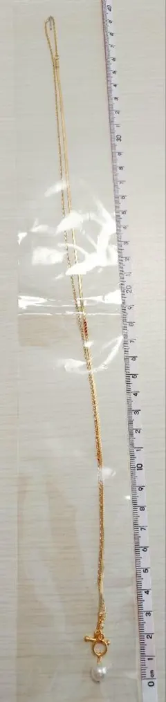 【新品・未使用】アネモネ　パール付きネックレス