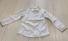 白 長袖シャツ 110cm 卒園 入園 入学 発表会