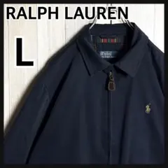 3157【人気・美品】ラルフローレン ポニー刺繍ロゴ ハリントンジャケット