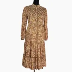 【VINVERT バンベール】花柄 ブラウス(M)&スカート(S) 昭和レトロ