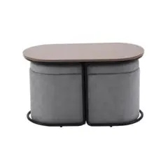 在庫一掃！テーブル センターテーブル 完成品 スツール2個付き 収納付き