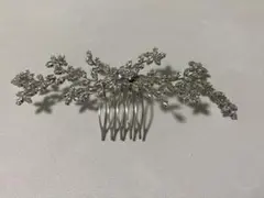 Kana シルバー 花モチーフ ヘアコーム