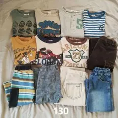 子供服　130cm　ボーイズ　おまとめ売り キッズ　eaB べべ　他　ブランド