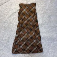 BURBERRY BLUE LABEL ノースリーブワンピース ノバチェック L