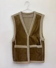 【未使用】センスオブプレイス アーバンリサーチ ボアベスト ブラウン