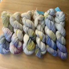 ダーニング用手染め毛糸　ビオラA