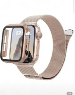 Apple Watch用 ローズゴールド バンド&保護ケース