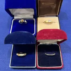 ヴィンテージデザインアクセサリーリング指輪まとめ売り遺品整理生前