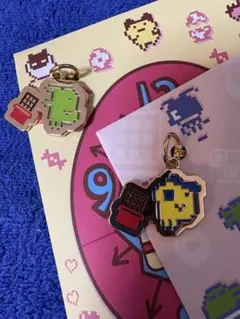 たまごっちドットチャームチョコボックス　まめっち　くちぱっち　チャームのみ