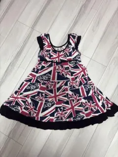 SUPER LOVER’S•LOVER’S ROCK ／ユニオンジャック柄ワンピ