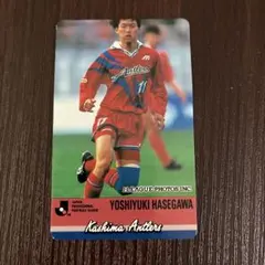 Jリーグカード 鹿島アントラーズ 黒崎 Jリーグチップスカード 黒崎比差支 鹿島アントラーズ（1996） - メルカリ