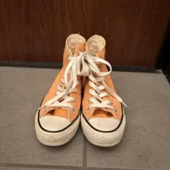 コンバース　ハイカット　オレンジ