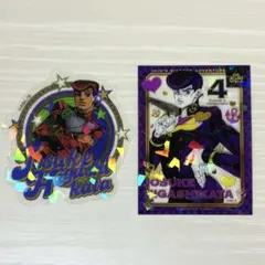ジョジョの奇妙な冒険 THE★JOJOWORLDクリアステッカー　東方仗助