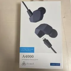 【ほぼ未使用】final a4000 dark navy A4000 | final
