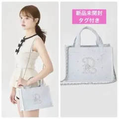 Darich DRエンブロイダリービジューミニトートバッグ SAX サックスのサムネイル