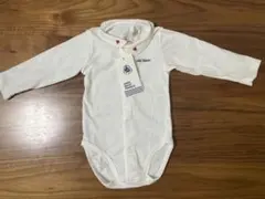 ♡新品未使用♡petit bateau 白色ロンパース 6m