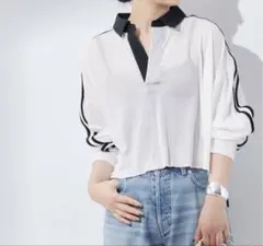 JOURNAL STANDARD L'ESSAGE シアー ポロシャツ