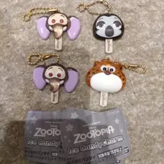 ズートピア アイスキャンディー チャーム　フラッシュ　フィニック　クロウハウザー