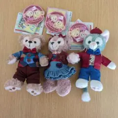 ダッフィー シェリーメイ ジェラトーニ ぬいぐるみバッチ3体セット