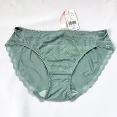 アモスタイル　ショーツ　Mサイズ　グリーン　レース　花柄のサムネイル