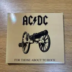AC/DC FOR THOSE ABOUT TO ROCK CD