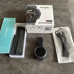 美品】Amazfit Active Max ➕ 替えバンド、プロテクター2種 - メルカリ